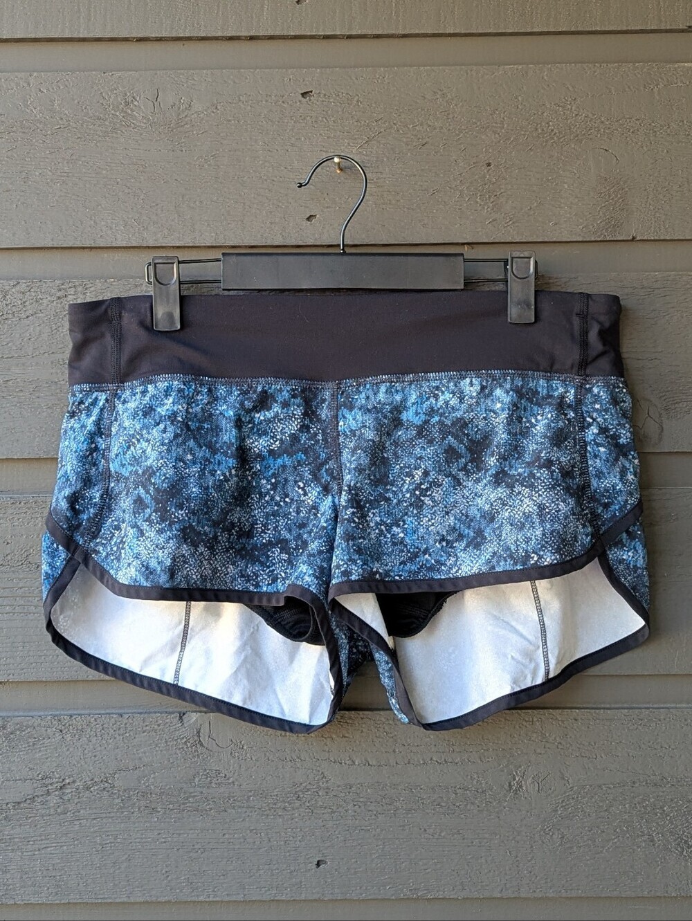 Lululemon Speed Short (2 1/2") Fairisle Multi Black / Black Size 8